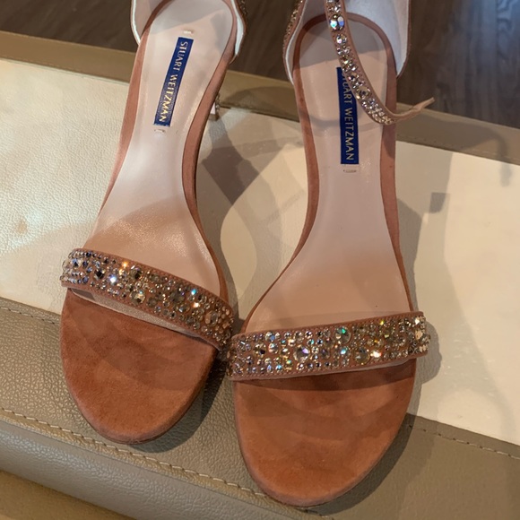 Stuart Weitzman Crystal Sandals - Picture 16 of 16